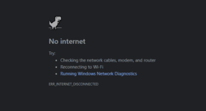 No internet