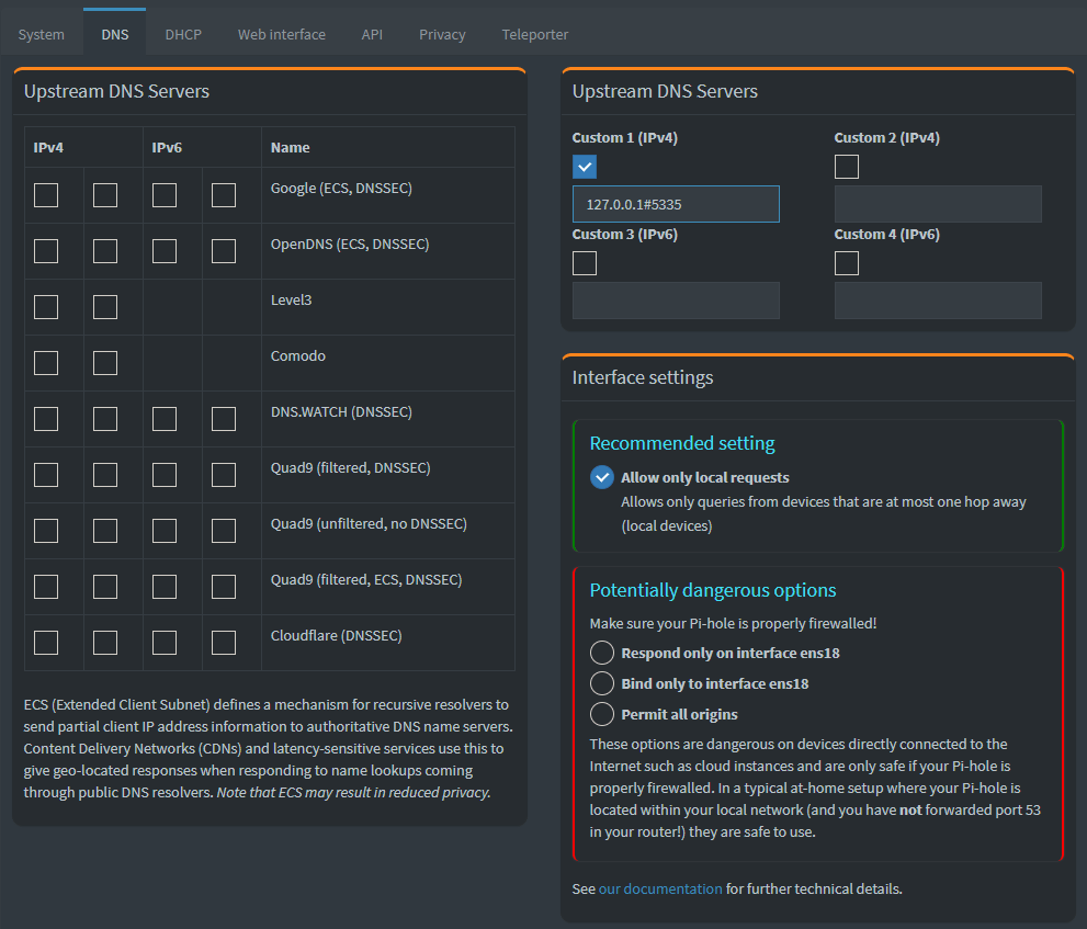 Pihole Setup 3