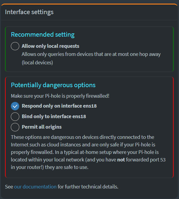 Pihole Setup Last