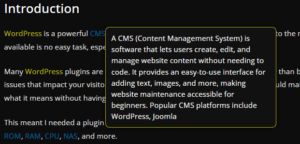 Glossary Plugin