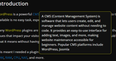 Glossary Plugin